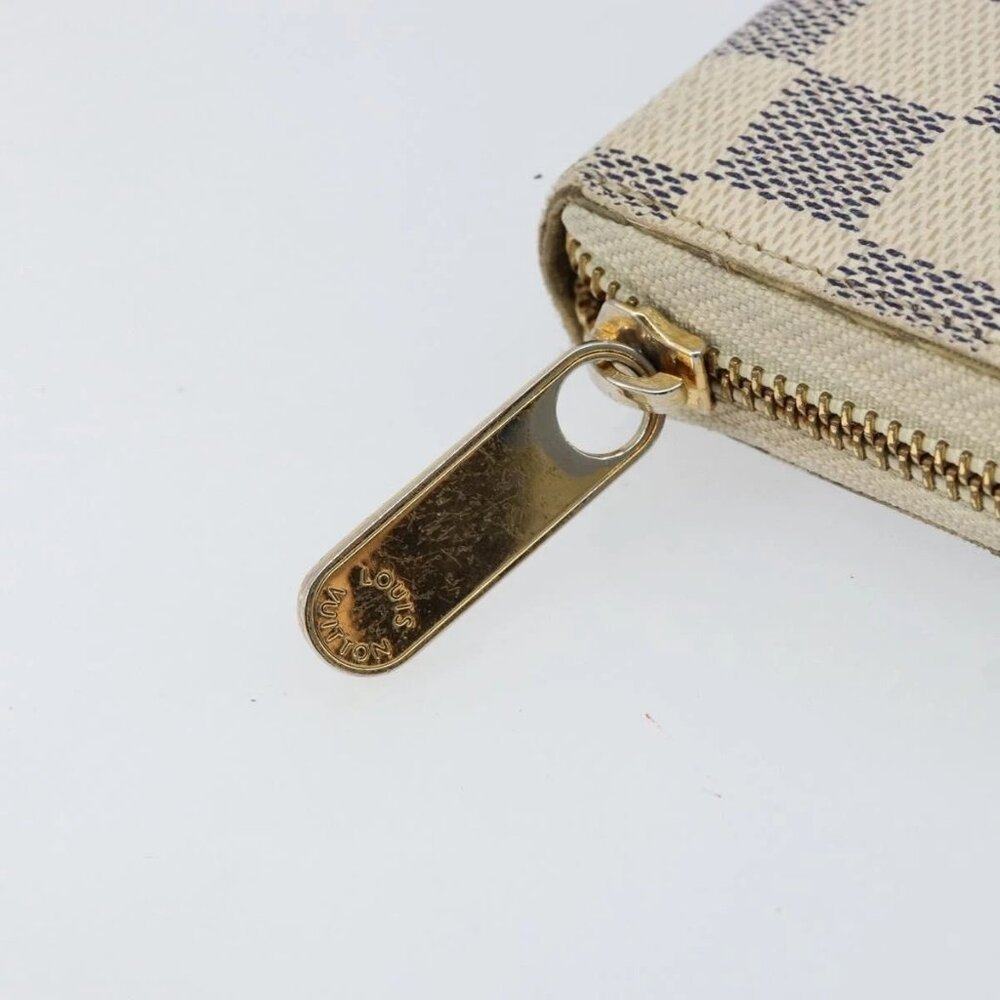 LOUIS VUITTON Damier Azur Zippy Wallet Long Wallet N60019 LV Auth BA8381 - Picture 9 of 16